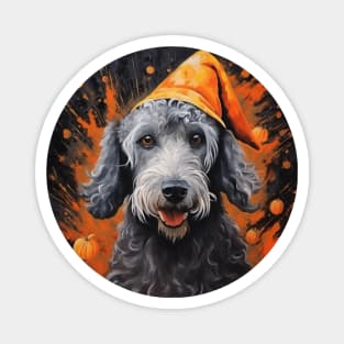 Halloween Bedlington Terrier Magnet